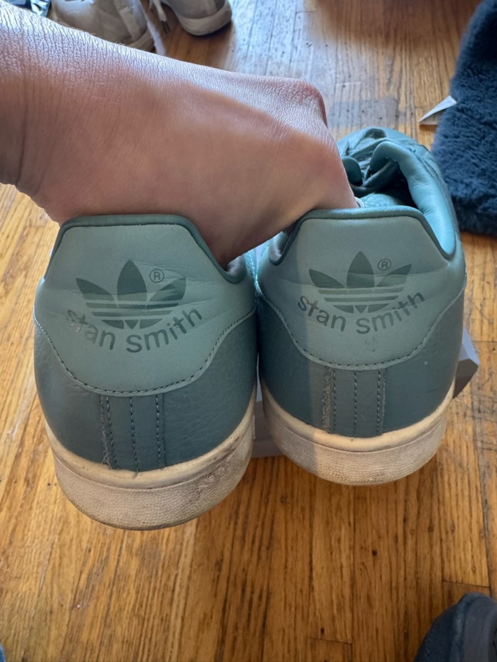 adidas Stan Smith Sneakers in Teal Blue